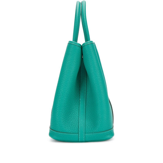 Hermès Vert Verone Negonda Garden Party 30 TPM Palladium Hardware