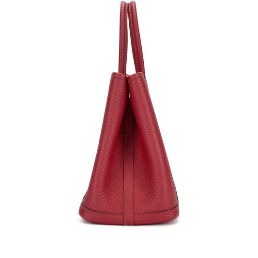 Hermès Rouge Garance Negonda Garden Party 30 TPM Palladium Hardware