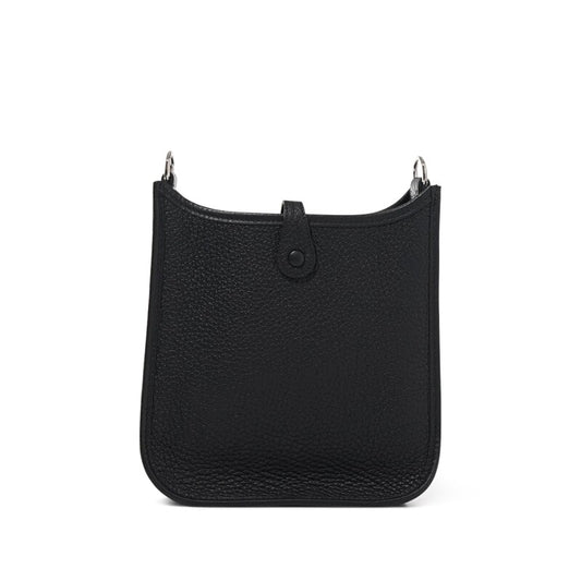 Hermès Black Clemence Mini Evelyne II TPM 16 Palladium Hardware