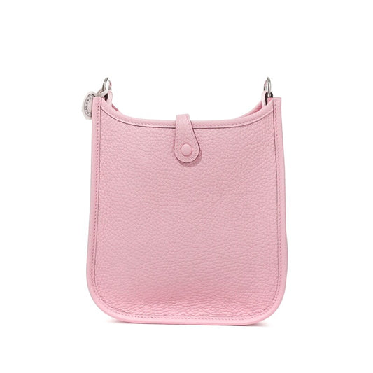 Hermès Rose Sakura Clemence Evelyne TPM 16 Palladium Hardware