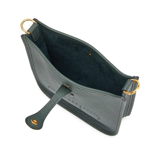 Hermès Vert Fonce Clemence Evelyne TPM 16 Gold Hardware