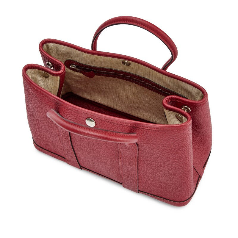 Hermès Rouge Garance Negonda Garden Party 30 TPM Palladium Hardware