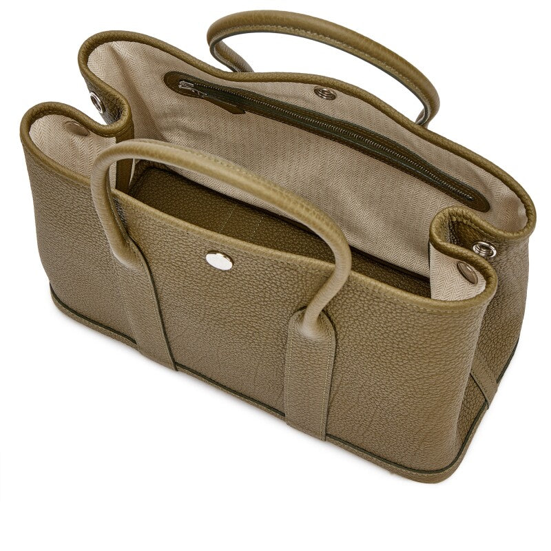 Hermès Vert Veronese Negonda Garden Party 30 TPM Palladium Hardware