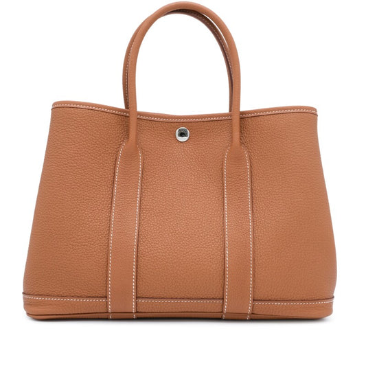 Hermès Gold Negonda Garden Party 30 TPM Palladium Hardware