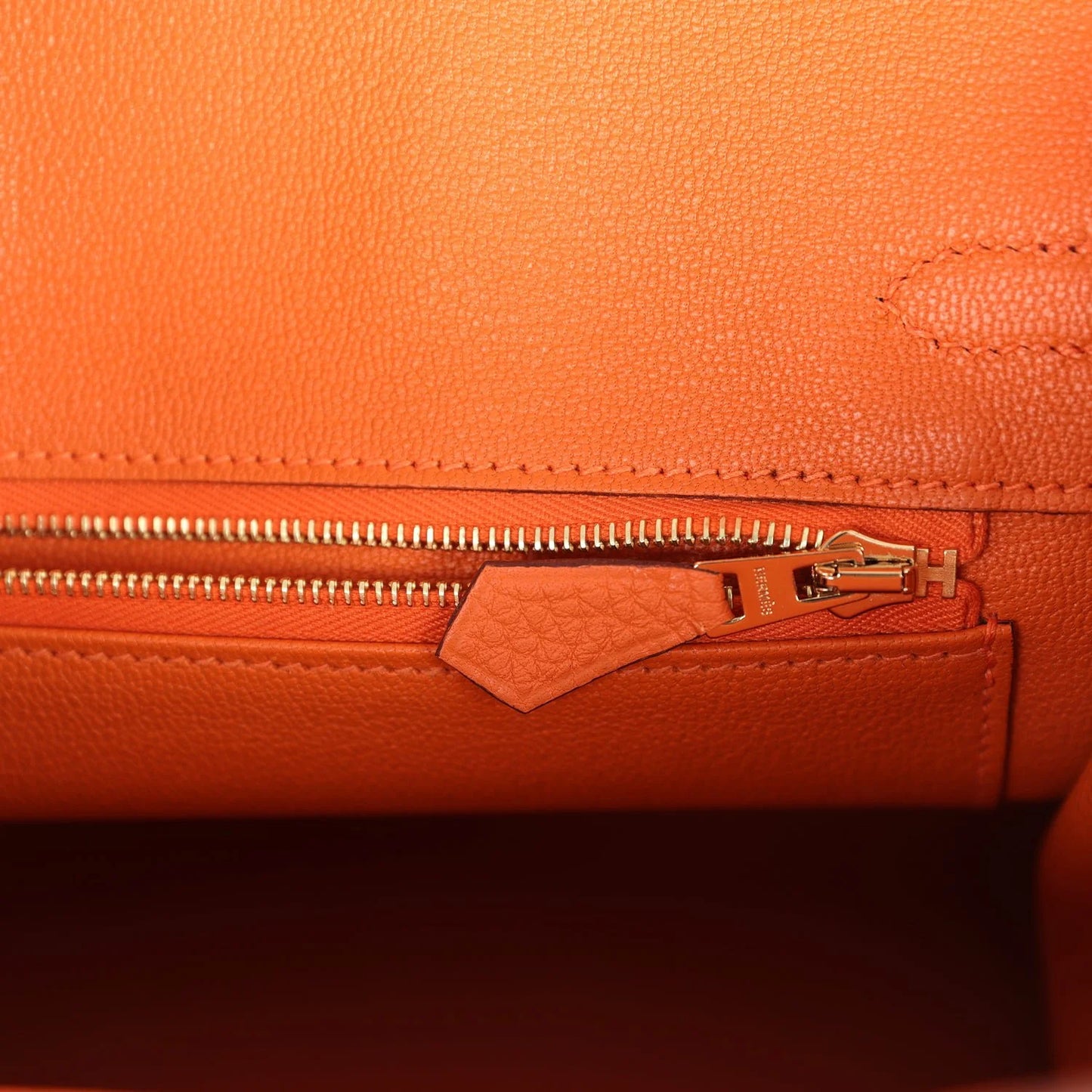 Hermès Birkin 25 Orange Togo Gold Hardware