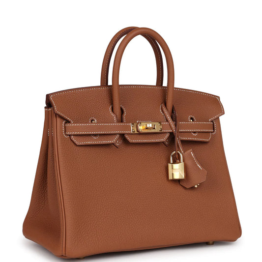 Hermès Birkin 25 Gold Togo Gold Hardware