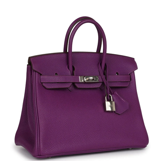Hermès Special Order (HSS) Birkin 25 Anemone Togo Palladium Hardware