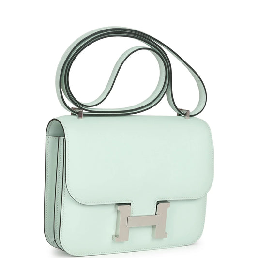 Hermès Constance 18 Vert Peppermint Swift Palladium Hardware