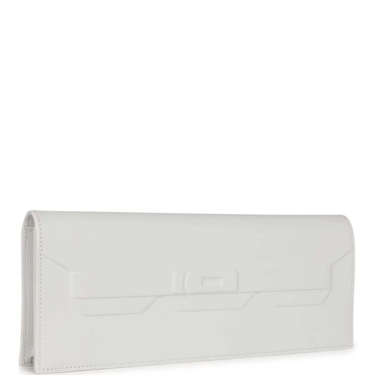 Hermès Shadow Kelly Cut New White Swift