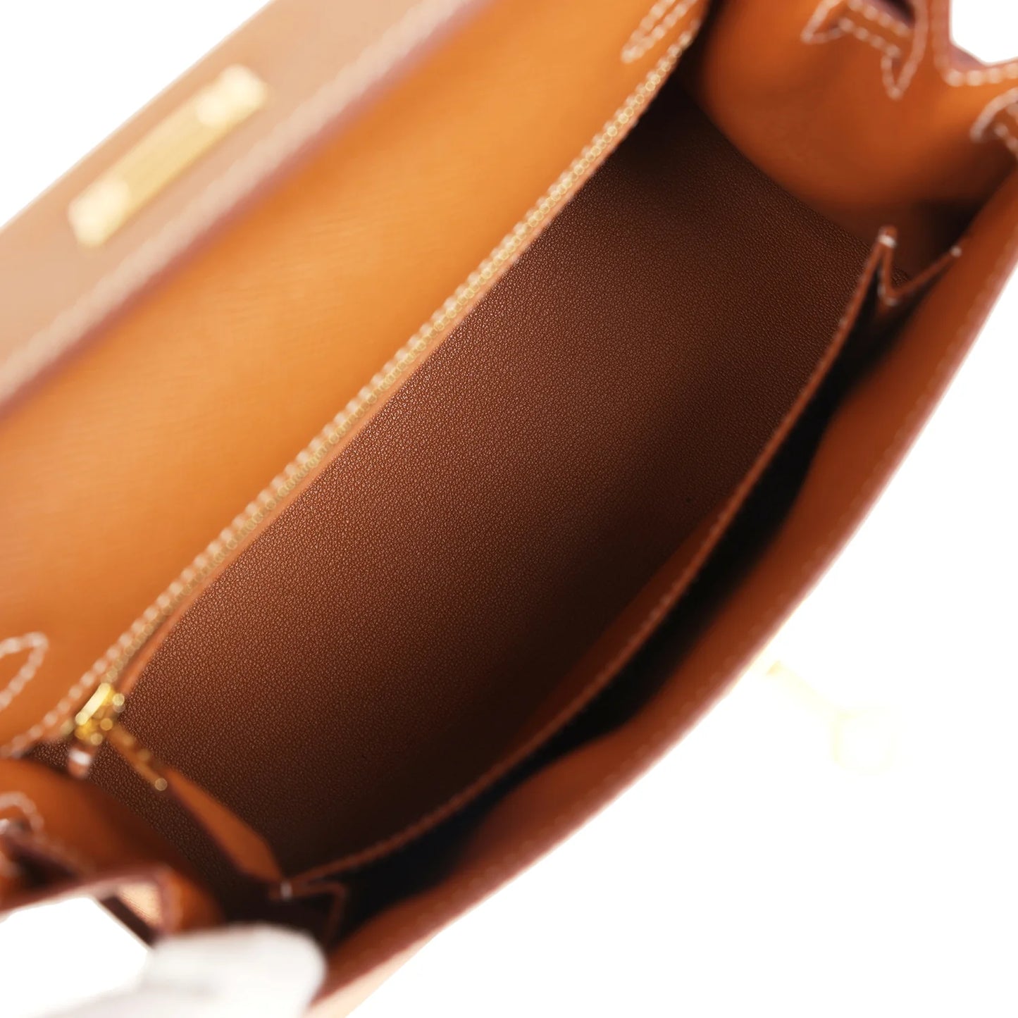 Hermès Kelly Sellier 25 Gold Epsom Gold Hardware