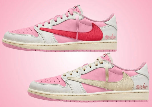 Travis Scott x Air Jordan 1 Low OG “Shy Pink” Pack Releases Summer 2026