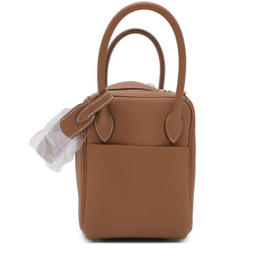Hermès Gold Clemence Lindy 26 Gold Hardware