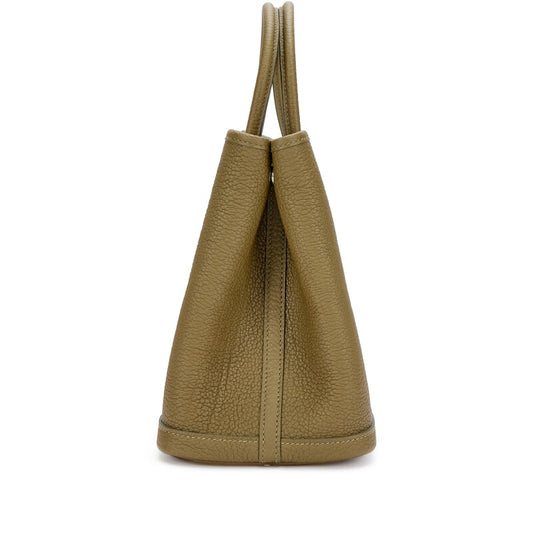 Hermès Vert Veronese Negonda Garden Party 30 TPM Palladium Hardware