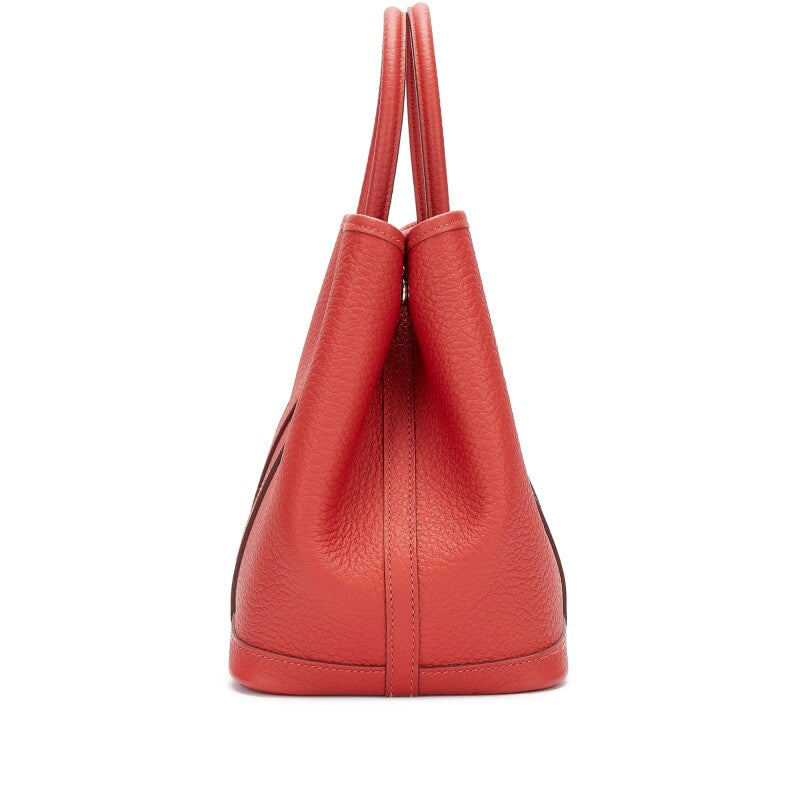 Hermès Rouge Duchesse Negonda Garden Party 30 TPM Palladium Hardware