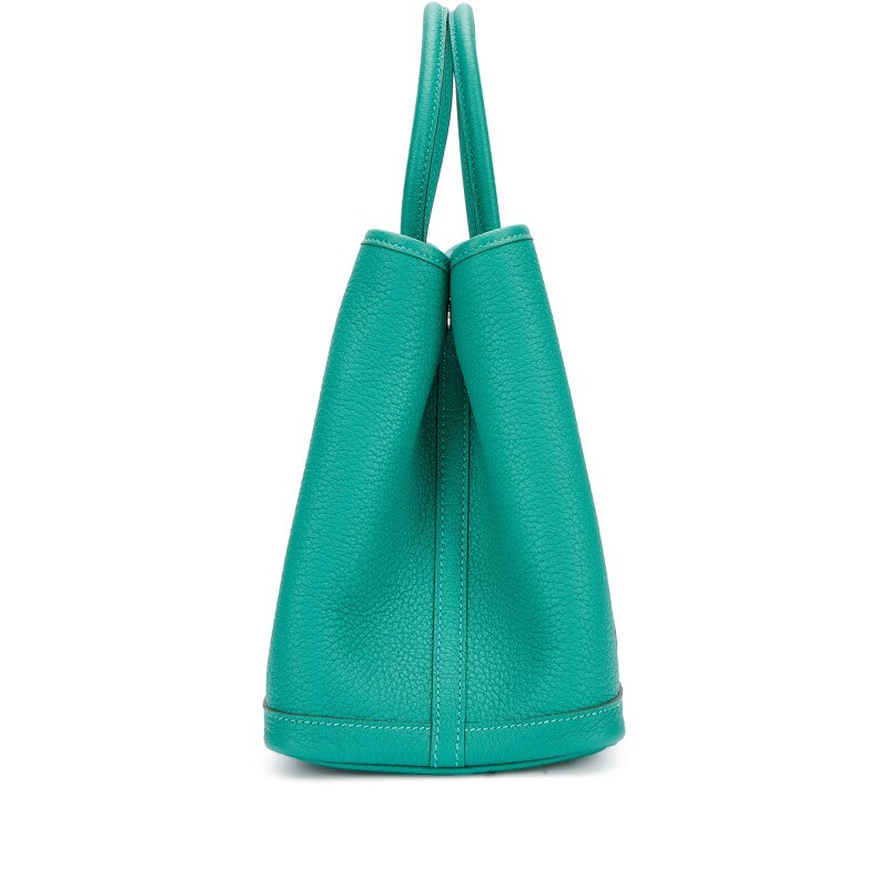 Hermès Vert Verone Negonda Garden Party 30 TPM Palladium Hardware