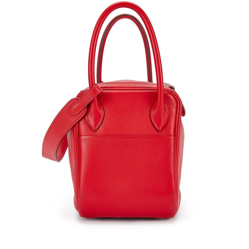 Hermès Rouge de Coeur Swift Lindy 26 Palladium Hardware