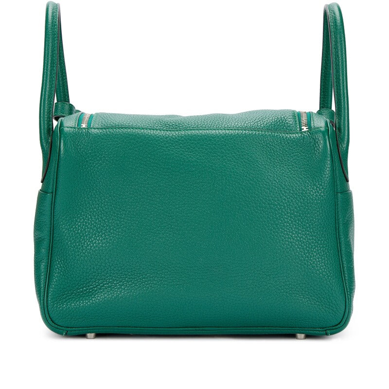 Hermès Malachite Clemence Lindy 26 Palladium Hardware