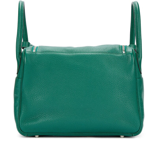 Hermès Malachite Clemence Lindy 26 Palladium Hardware