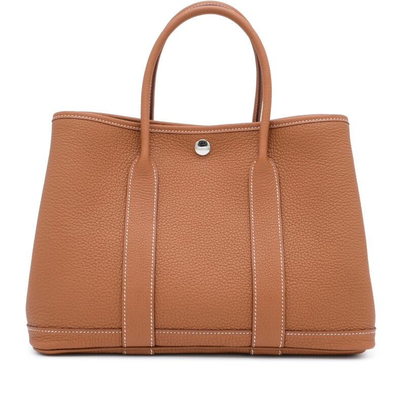 Hermès Gold Negonda Garden Party 30 TPM Palladium Hardware