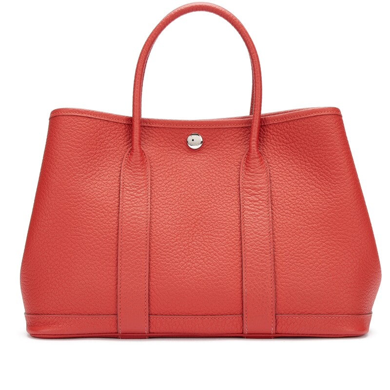Hermès Rouge Duchesse Negonda Garden Party 30 TPM Palladium Hardware