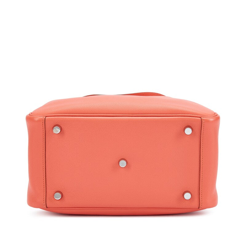 Hermès Flamingo Evercolor Lindy 26 Palladium Hardware