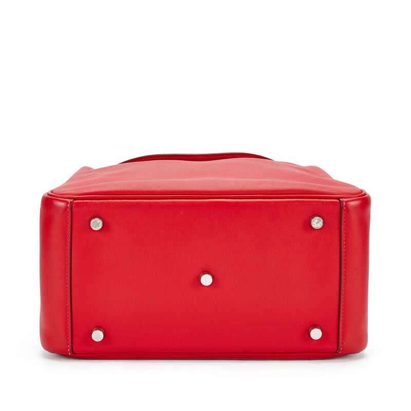 Hermès Rouge de Coeur Swift Lindy 26 Palladium Hardware