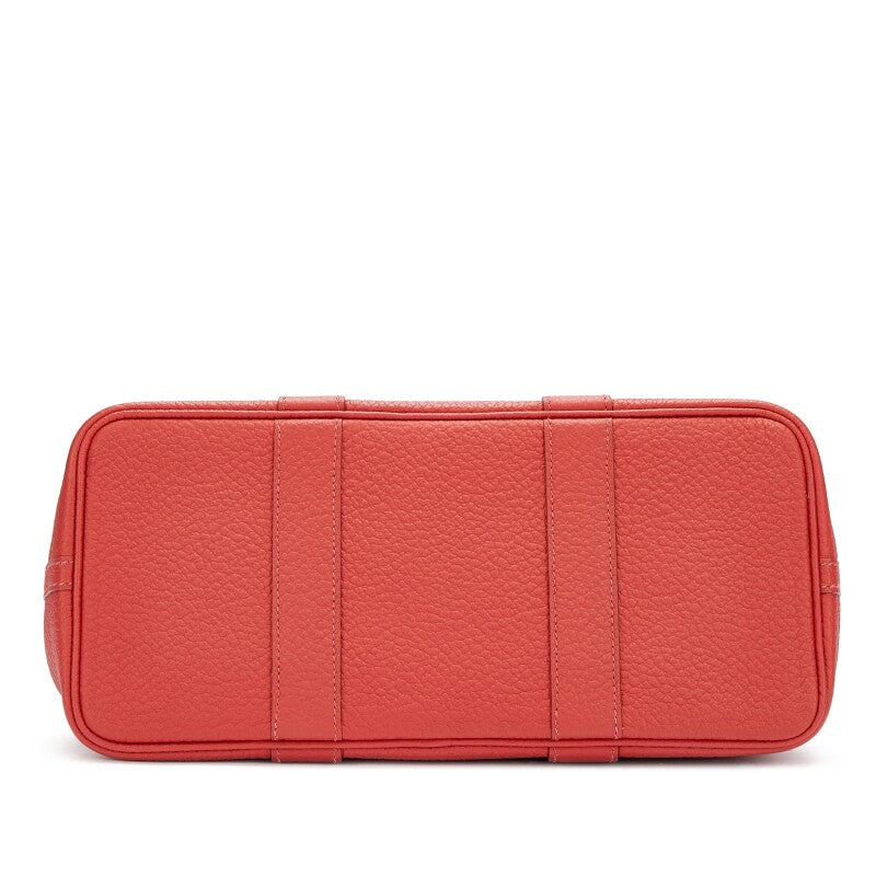 Hermès Rouge Duchesse Negonda Garden Party 30 TPM Palladium Hardware