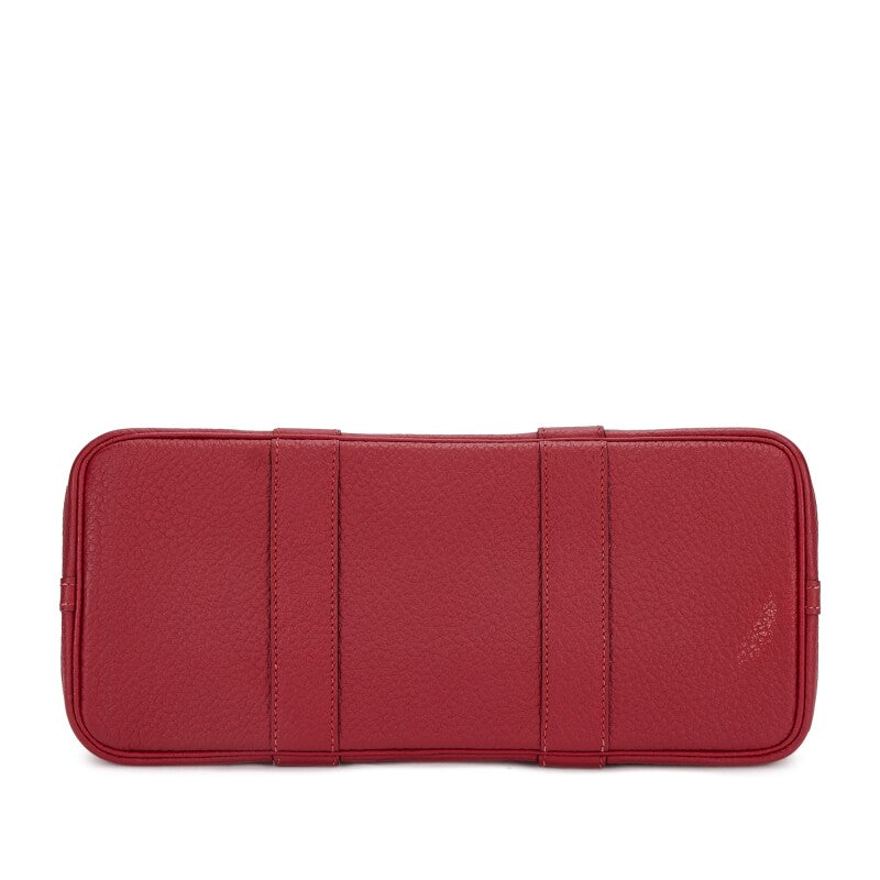 Hermès Rouge Garance Negonda Garden Party 30 TPM Palladium Hardware