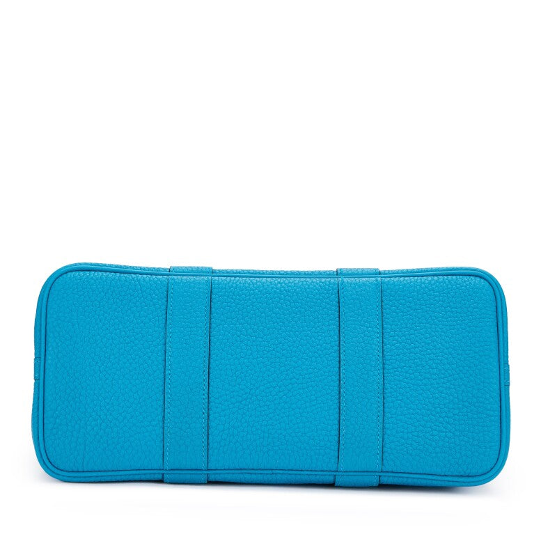 Hermès Bleu Zanzibar Negonda Garden Party 30 TPM Palladium Hardware