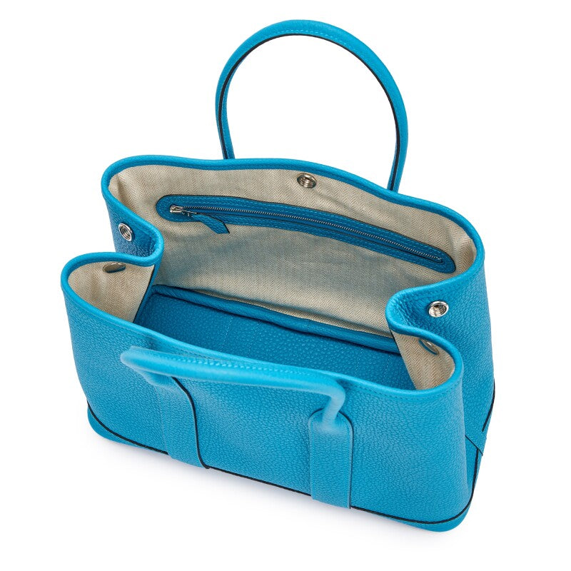 Hermès Bleu Zanzibar Negonda Garden Party 30 TPM Palladium Hardware