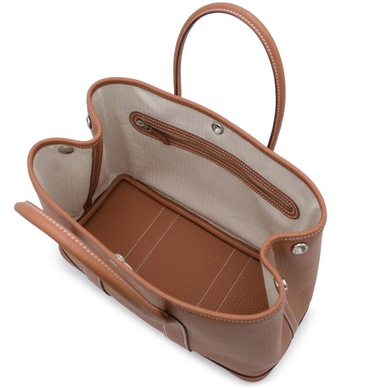 Hermès Gold Negonda Garden Party 30 TPM Palladium Hardware