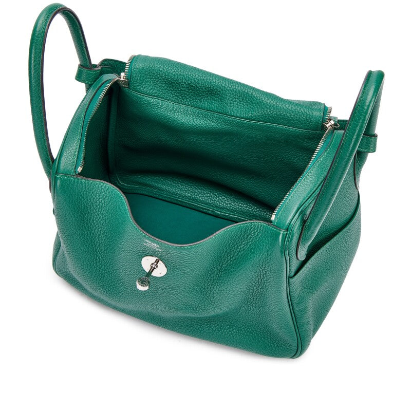 Hermès Malachite Clemence Lindy 26 Palladium Hardware
