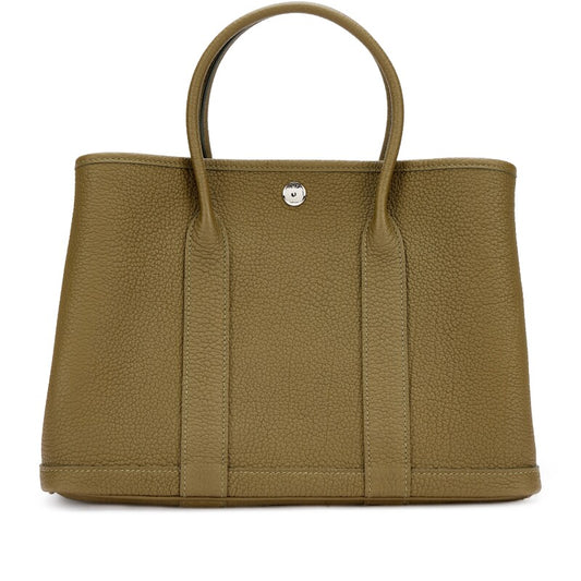 Hermès Vert Veronese Negonda Garden Party 30 TPM Palladium Hardware
