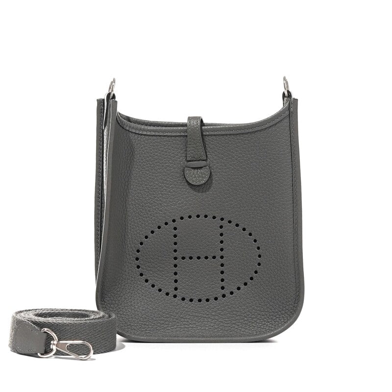 Hermès Gris Meyer Clemence Evelyne TPM 16 Palladium Hardware