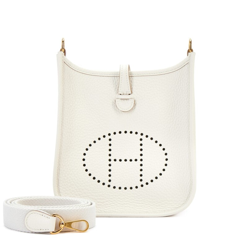 Hermès Nata Clemence Mini Evelyne II TPM 16 Gold Hardware
