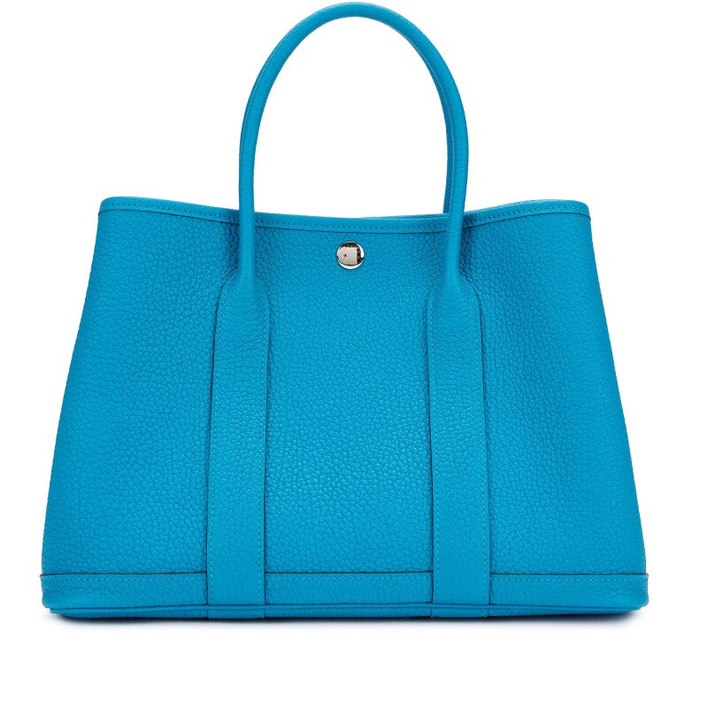 Hermès Bleu Zanzibar Negonda Garden Party 30 TPM Palladium Hardware
