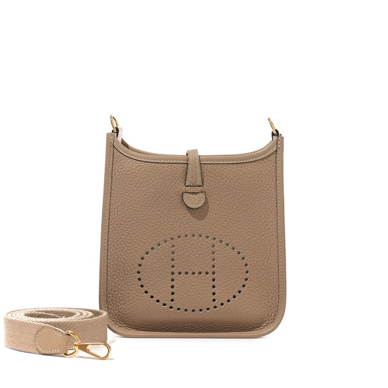 Hermès Trench Clemence Mini Evelyne II TPM 16 Gold Hardware