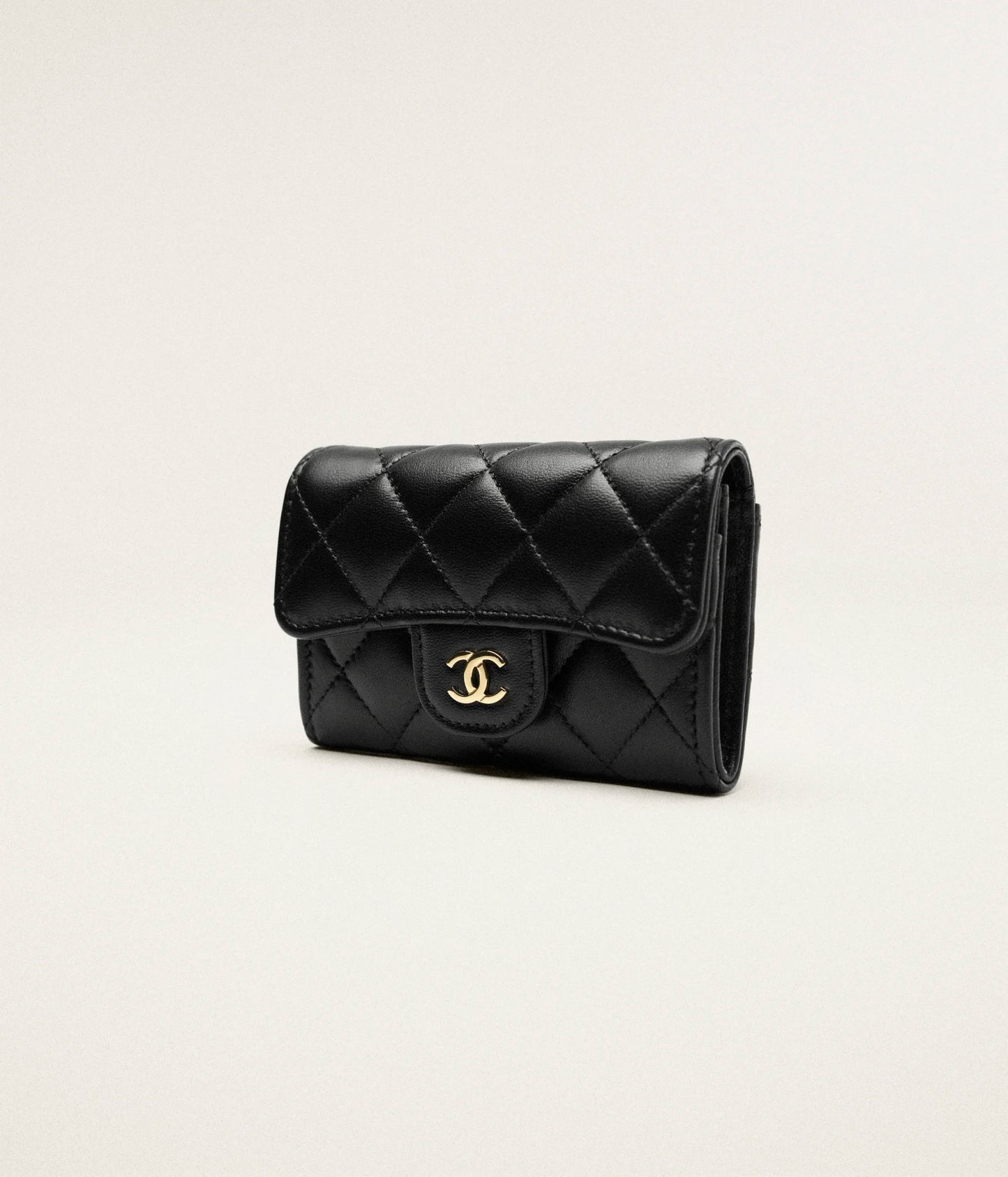 Chanel Classic Card Holder Lambskin - Black