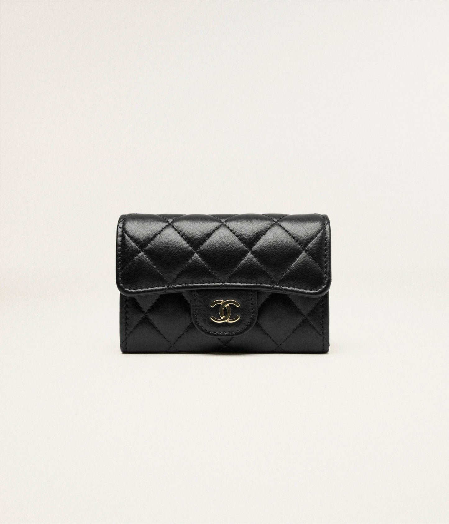 Chanel Classic Card Holder Lambskin - Black