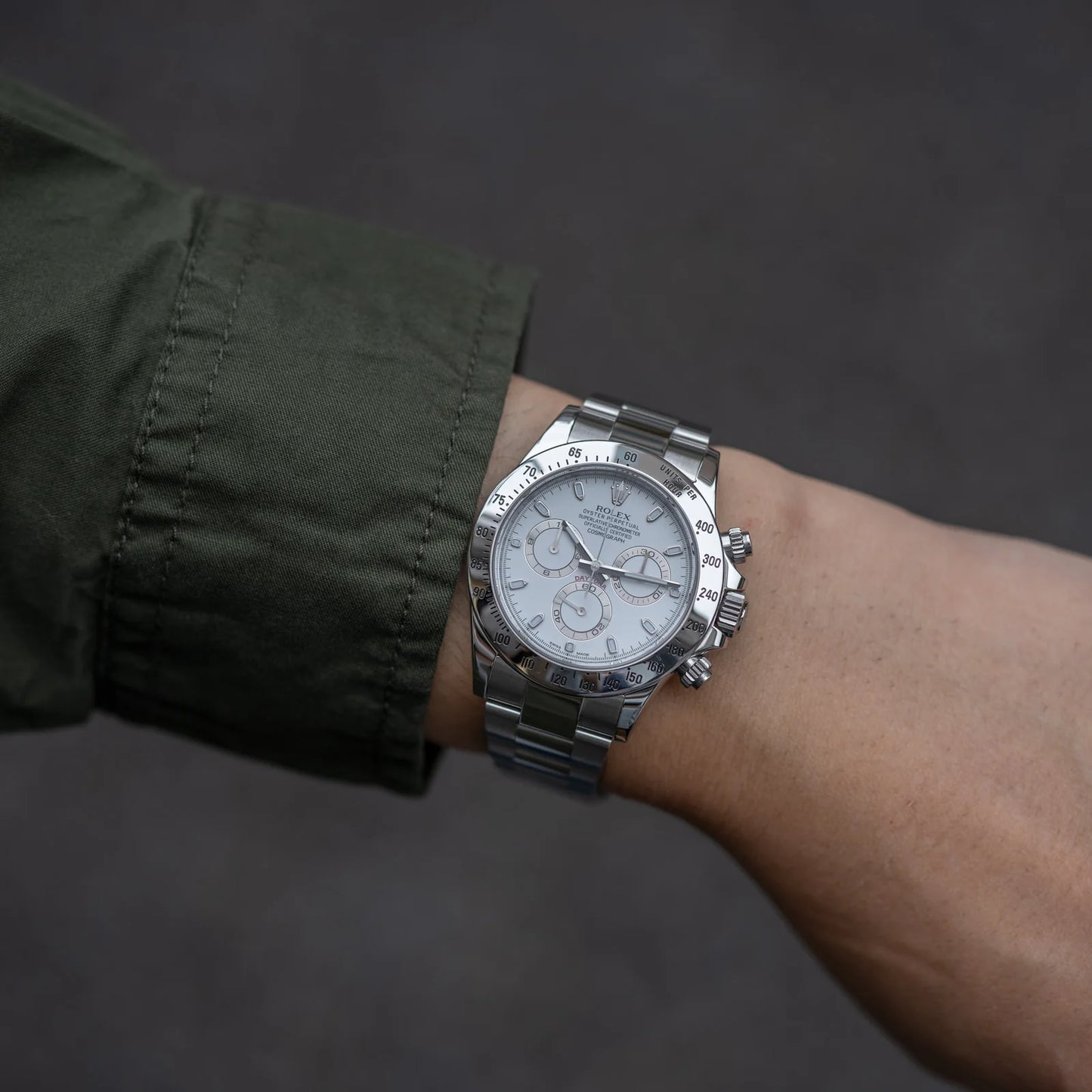 Rolex Cosmograph Daytona 40mm 116520 White "APH" Dial