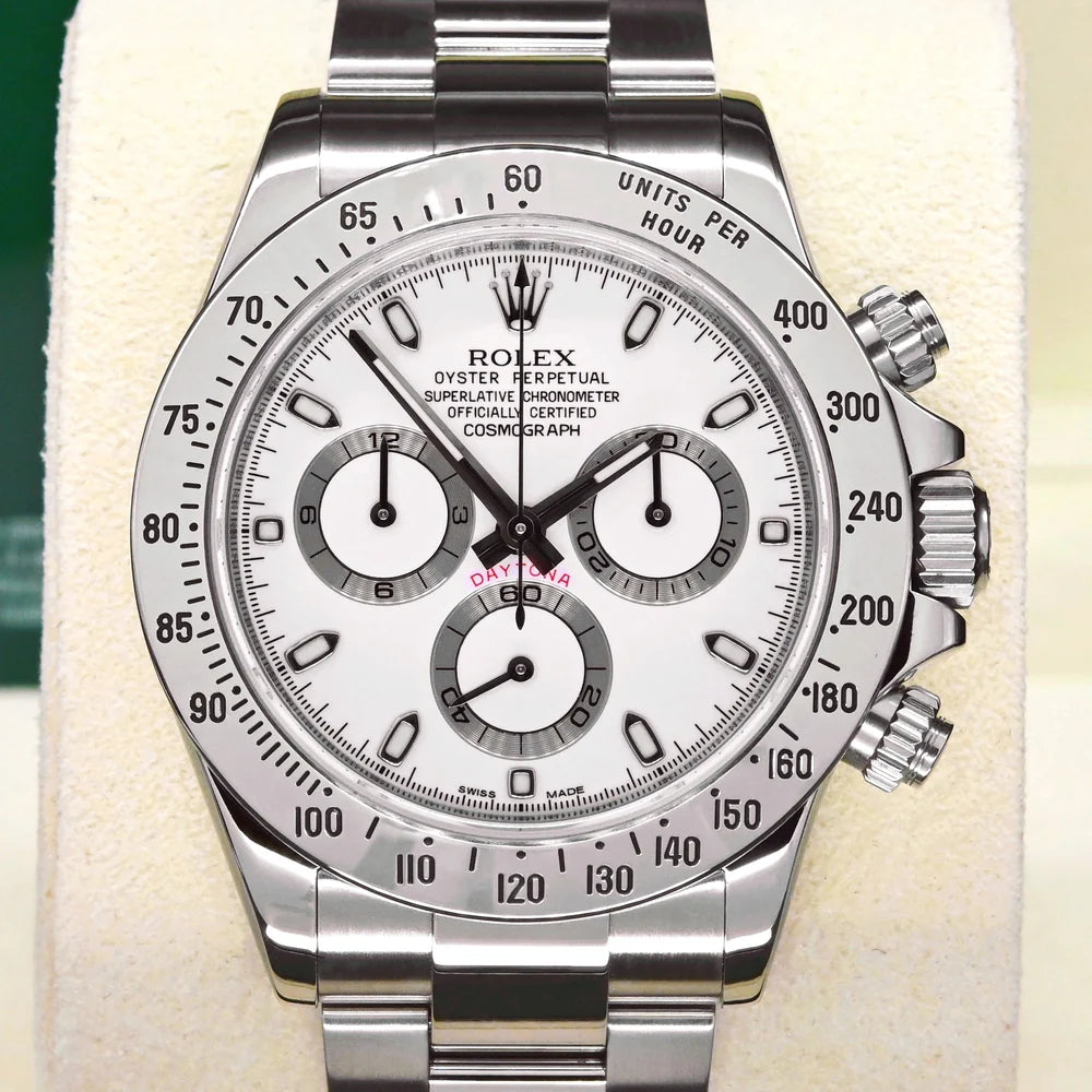 Rolex Cosmograph Daytona 40mm 116520 White "APH" Dial