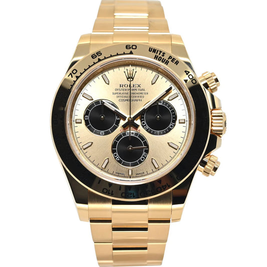 Rolex Cosmograph Daytona 40mm 126508-0006 Golden & Bright Black Dial
