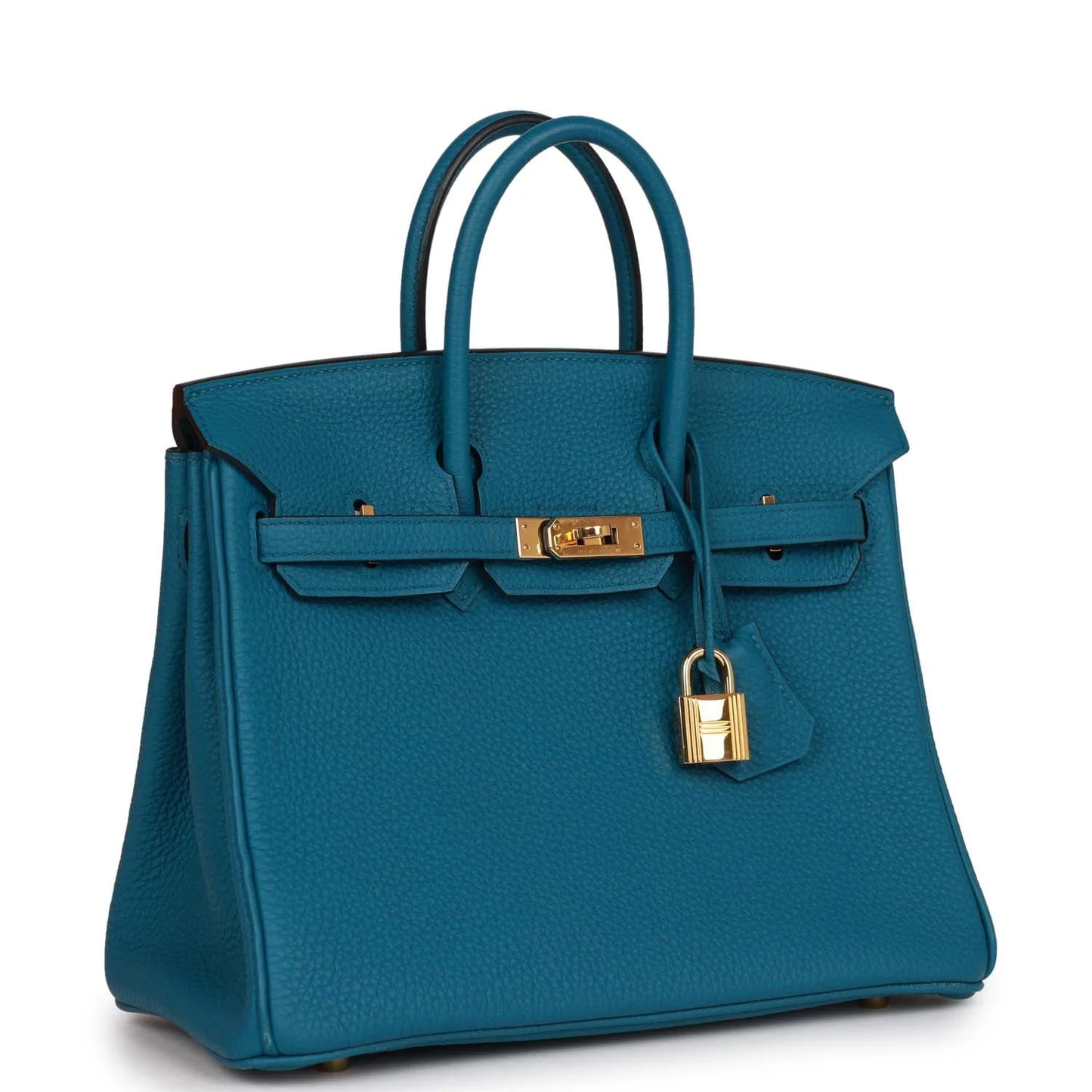 Hermès Birkin 25 Cobalt Togo Gold Hardware