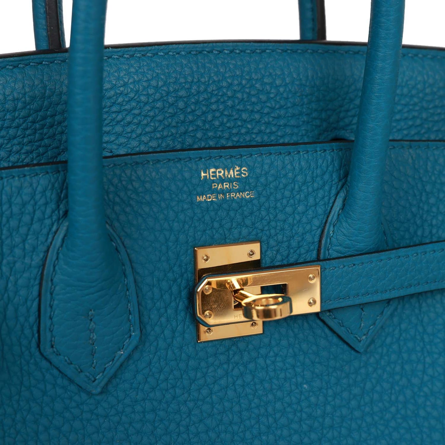 Hermès Birkin 25 Cobalt Togo Gold Hardware