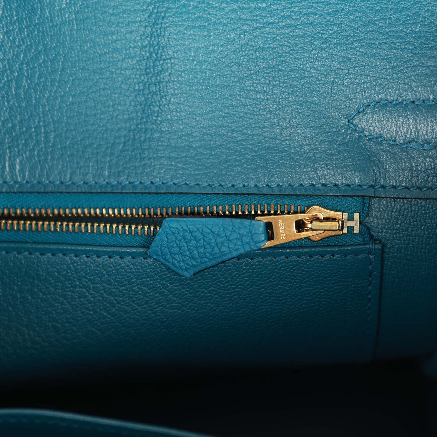 Hermès Birkin 25 Cobalt Togo Gold Hardware
