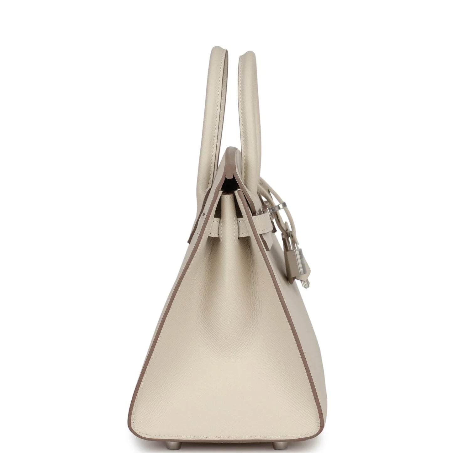 Hermès Birkin Sellier 25 Craie Epsom Palladium Hardware