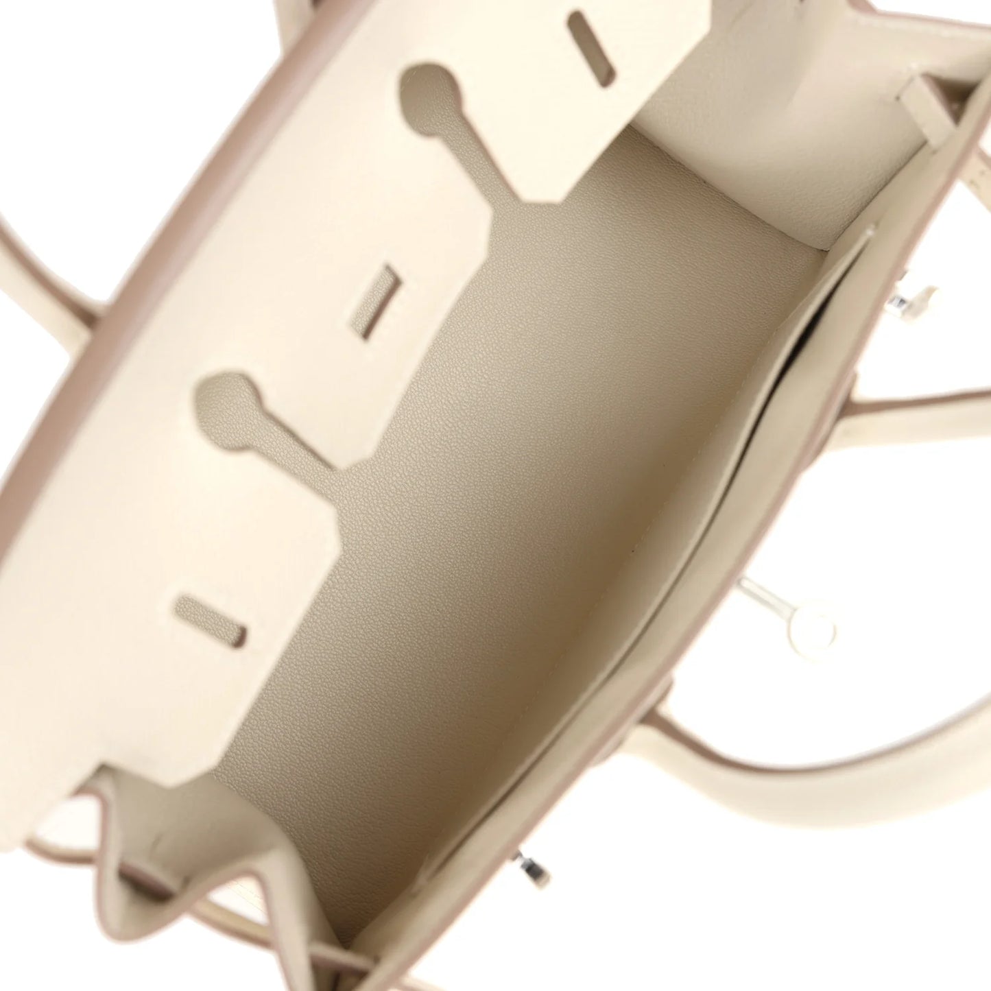 Hermès Birkin Sellier 25 Craie Epsom Palladium Hardware