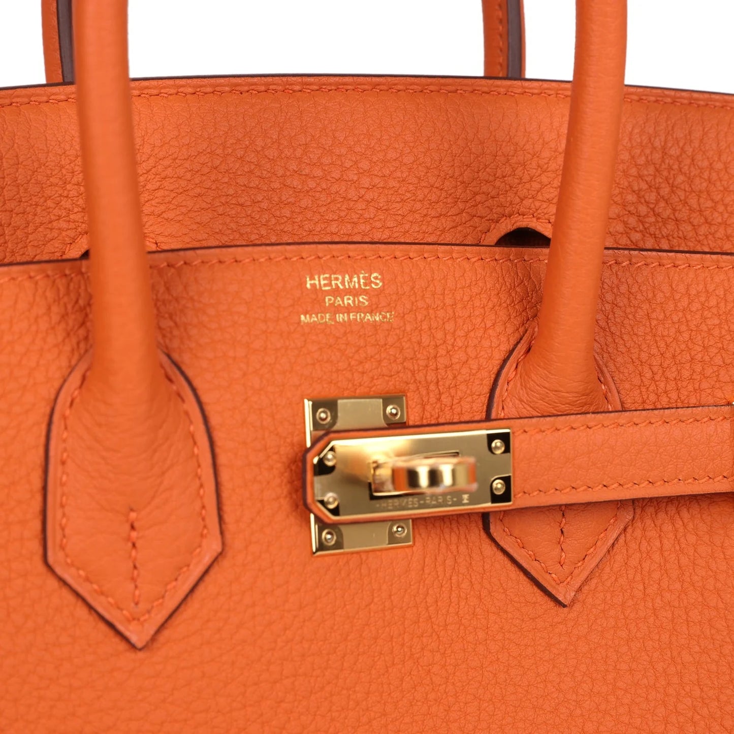 Hermès Birkin 25 Orange Togo Gold Hardware