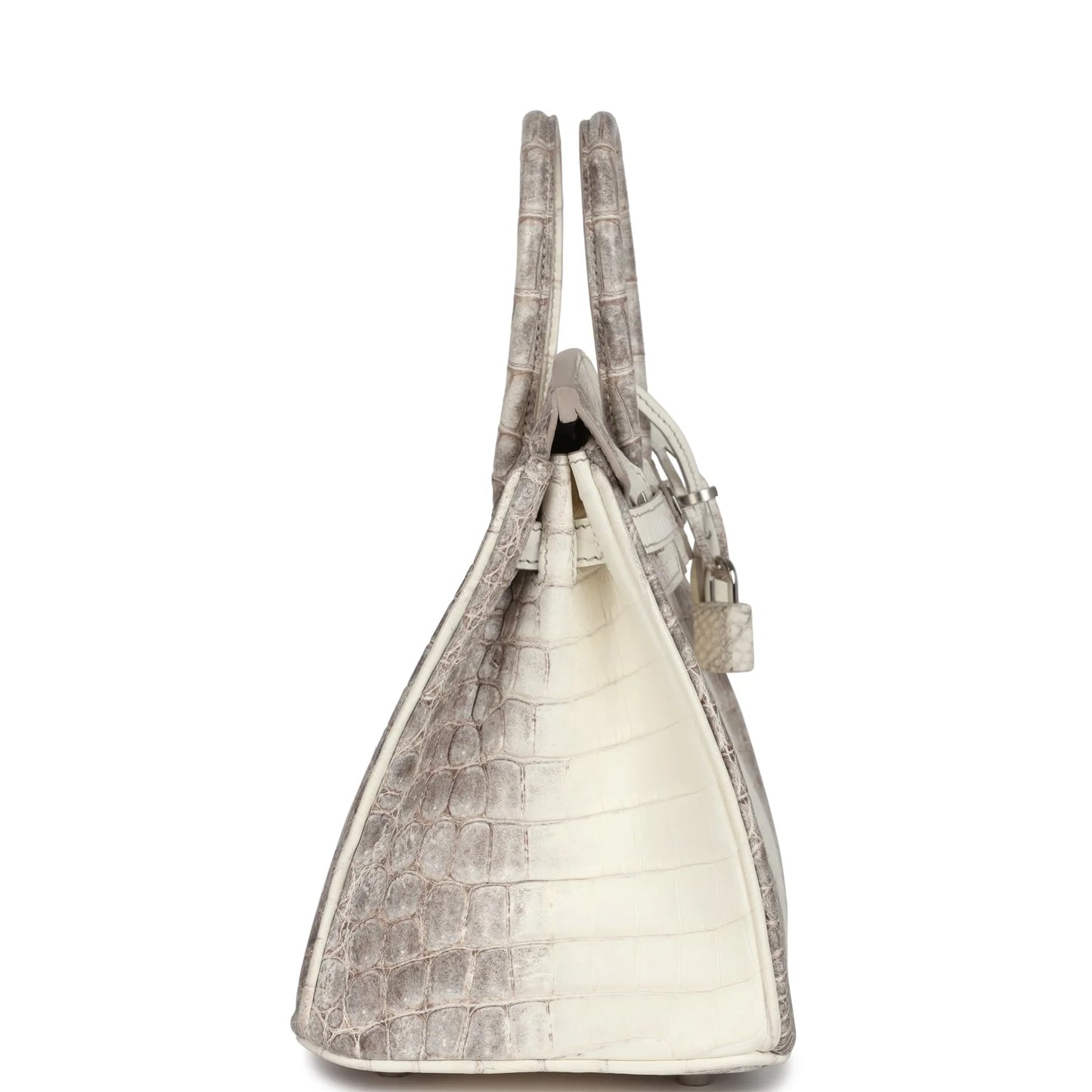 Hermès Birkin 25 Himalaya Niloticus Crocodile Palladium Hardware