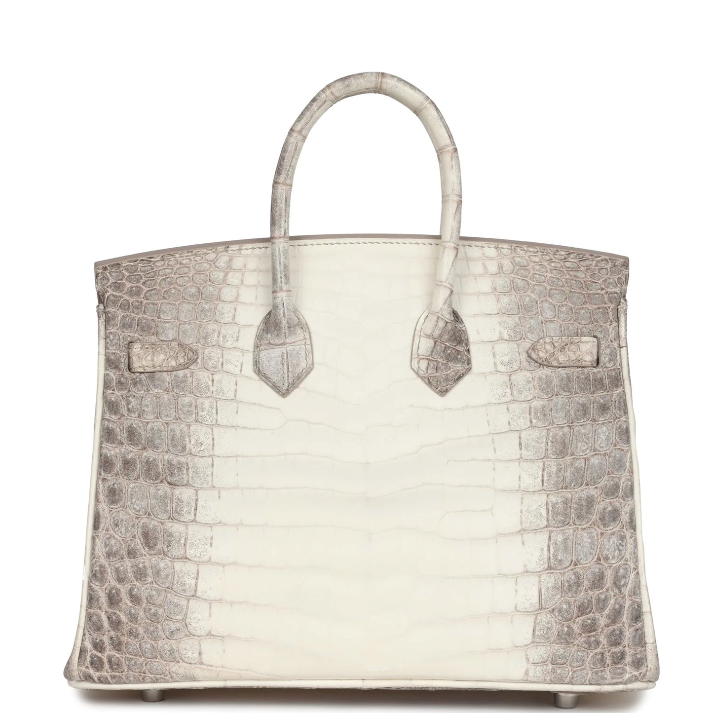 Hermès Birkin 25 Himalaya Niloticus Crocodile Palladium Hardware